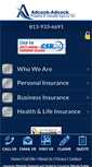 Mobile Screenshot of adcock-insurance.com